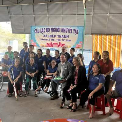 US Ambassador Marc Knapper and Consul General Susan Burns visit VNAH DIRECT Project in Tay Ninh Province