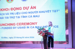 Aler Grubbs, USAID:Vietnam Mission Director addressed over 90 participants at project launching event